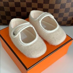 Rocking horse. Hermes Baby booties